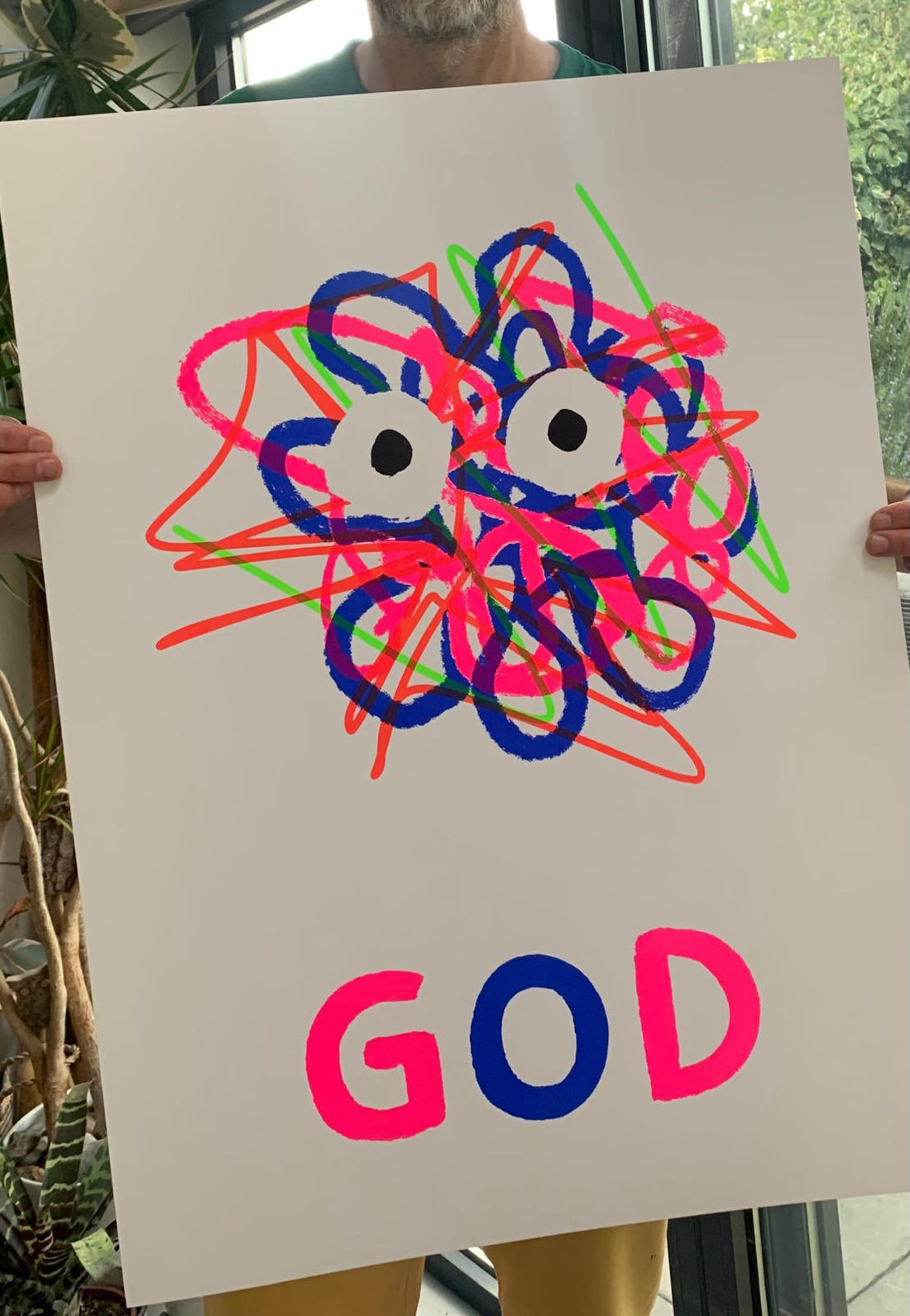 GOD Limited Edition Silk Screen Print
