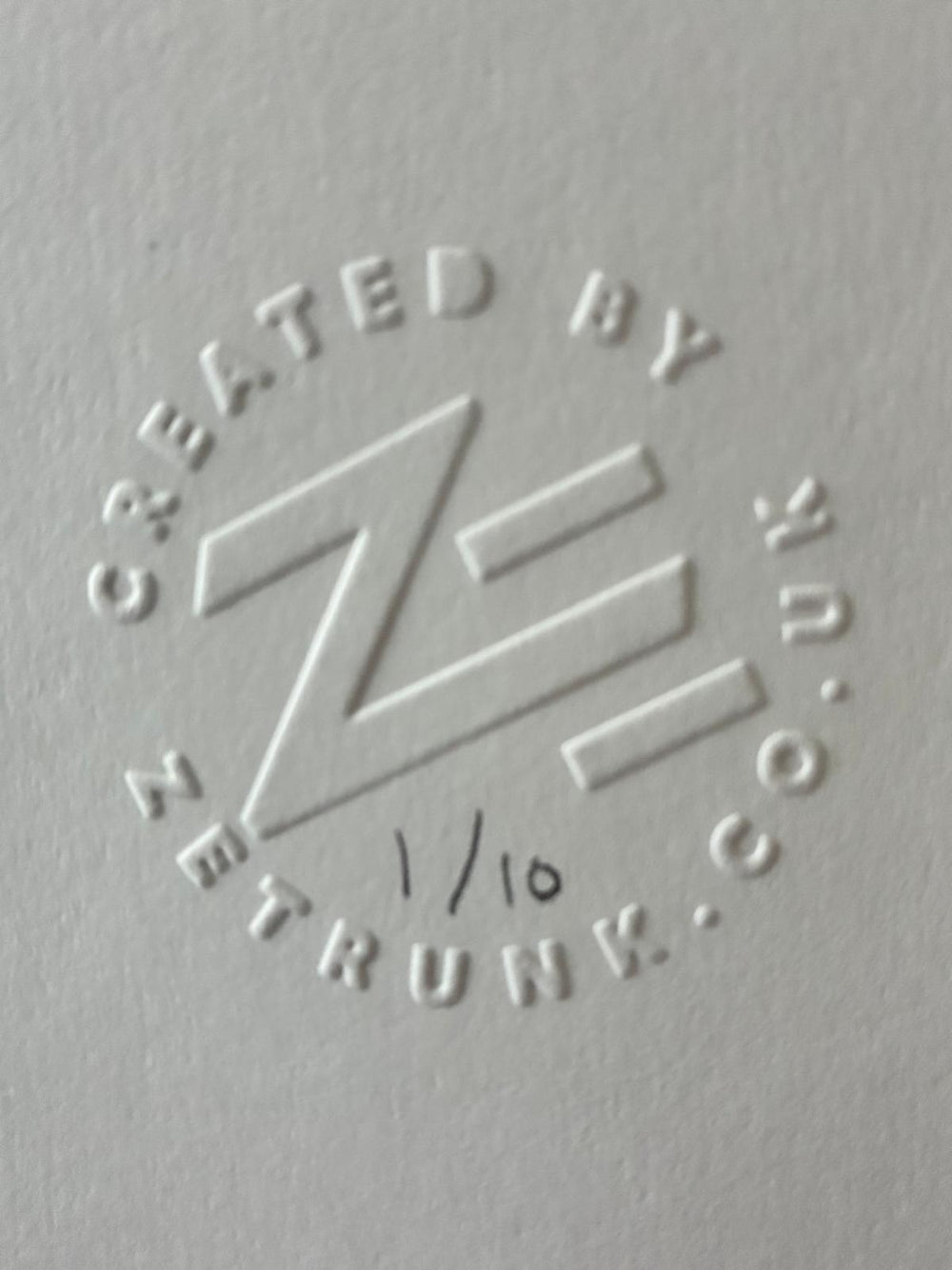 ZeTrunk Limited Edition Stamped and Numbered Print