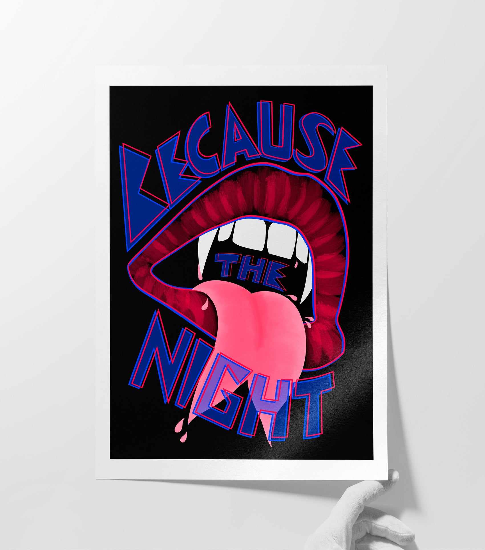 Because the Night A2 digital fine art print by ZeTrunk
